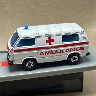 Matchbox Superfast 20 Volkswagen Transporter 1987 Ambulance made in China LOOSE - Image 1 of 4