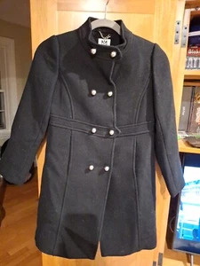Milly Minis Size 12 Dress Coat Jacket Wool Preppy Girls Peacoat NWT - Picture 1 of 7