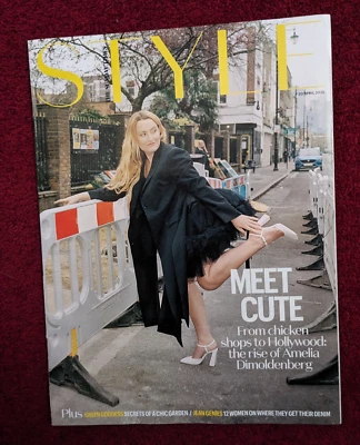 UK SUNDAY TIMES STYLE MAGAZINE. AMELIA DIMOLDENBERG cover & article 20.4.25 - Image 1 of 4