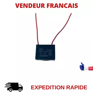 CBB61 2uF 450 VAC CONDENSATEUR DE DEMARRAGE MOTEUR - Foto 1 di 1