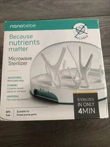 Nanobebe Microwave Sterilizer Suitable for Breast Pump Parts-Open Box-READ - Picture 1 of 5