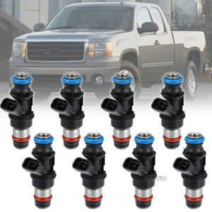 Inyectores de combustible de actualización de 8 piezas 25317628 para GMC Sierra 1500 2500 4,8/5,3/6,0 L 99-07 - Imagen 1 de 16
