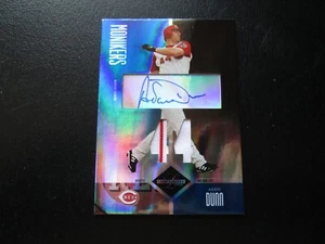 ADAM DUNN 2004 LEAF LIMITED MONIKERS AUTOGRAPHED GAME WORN JERSEY CARD #33/50 - Picture 1 of 6