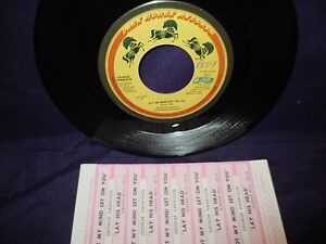 George Harrison 'Got MyMind Set On You/Lay His Head'  Jukebox 45 W/STRIP