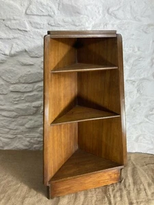  Vintage Mid 20th Century G Plan E Gomme Pyramid Teak Bedside Bookcase Shelf  - Picture 1 of 6
