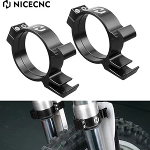NICECNC Front Fork Protector Guide Comp For Yamaha YZ85 2002-2018 YZ80 1993-2001 - Foto 1 di 9