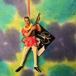 NWT Elvis Presley Ornament Kurt S Adler Elvis Christmas Hawaiian  - Picture 1 of 5