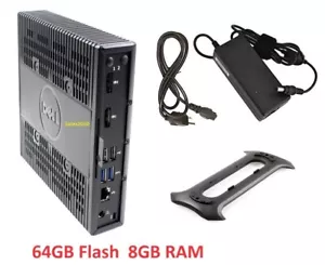 WYSE Dell 5060 Thin Client QuadCore 64GB Flash 8GB RAM NO OS w/power+stand - Picture 1 of 1
