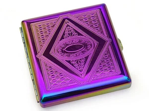 Zigarettenetui Rainbow 20er mit Spange Luxus - Bild 1 von 3