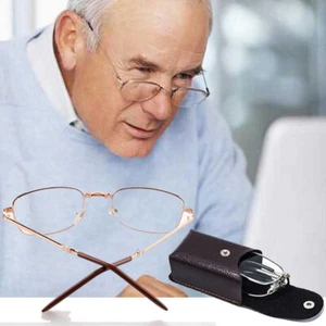 Hanging Reading presbyopic glasses Foldable Folded 1.0 1.5 2.0 2.5 3.0 3.5 4.0 - Picture 1 of 13