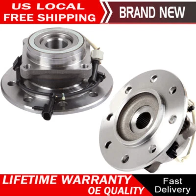 Conjunto de rolamento de roda dianteira e cubo 4x4 para Chevy GMC K2500 K3500 Suburban 515041 TX - Imagem 1 de 4