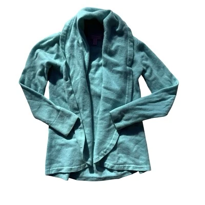 Cárdigan de cachemir Lilly Pulitzer Bryn para mujer XS con volantes verde menta precio de venta sugerido por el fabricante 278 USD Foto 1 de 4