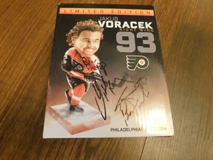 Philadelphia Flyers LE Jakub Voracek Bobblehead BDA Autogramm Neu in Box + Karte - Bild 1 von 11