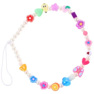 Perlenmobile Hanging -Kette Handy-Perlen-Armband Perlenbesetztes Telefonarmband - Zdjęcie 1 z 12