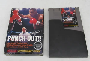 NINTENDO NES - MIKE TYSON’S PUNCH-OUT Game with BOX Tested FAST SHIPPING - Picture 1 of 12