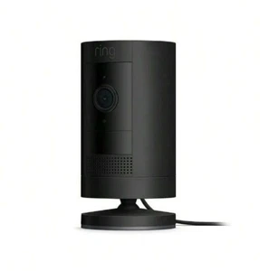 Ring - Stick Up Indoor/Outdoor 1080p Wi-Fi Wired Security Camera - Black - New - Picture 1 of 3