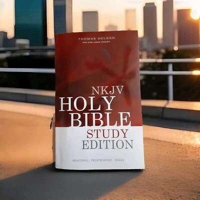 NKJV, Outreach Bible, Study Edition, Paperback: Holy Bible, New King James V... - Image 1 of 4
