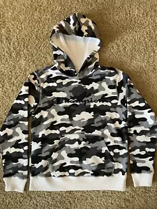 Champion Boys Urban Camo Black/White Pullover Hoodie Large NWOT - Picture 1 of 12
