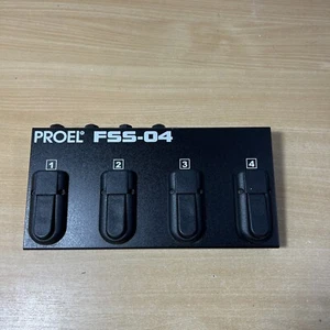 NUEVO PROEL FSS-04 Interruptor de pie de 4 botones Polaridad conmutable Resistente - Imagen 1 de 10