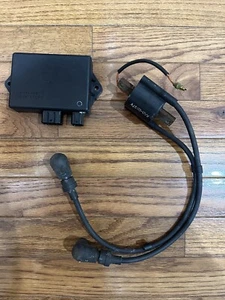 1997-2001 YAMAHA 500 600 VMAX SX VENTURE CDI BOX ECU And Spark Plug Wires Snow - Picture 1 of 2