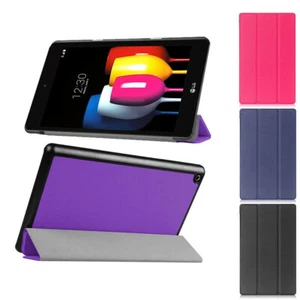 Folio Flip Leather Case cover For LG G Pad IV 8.0 FHD / X2 8.0 Plus V533 2017 - Picture 1 of 29