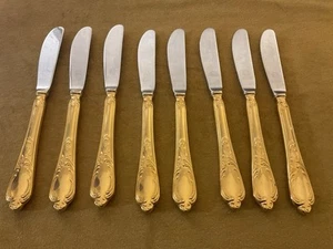 (8) SBS BESTECKE ROSTFREI SOLINGEN 23/24 GOLDPLATE SBB9 DINNER Messer - Bild 1 von 6