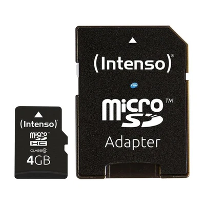 Intense Microsd 4Gb With Sd Adapter Camera Notebook Tablet Smartphone - Image 1 of 4