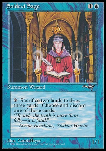 Soldevi Sage (Red Cloak) - Alliances # MTG Magic The Gathering - Image 1 of 1