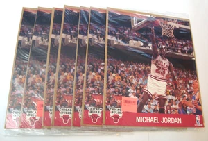 1990-91 NBA Hoops Michael Jordan 8 x 10 Action Photos Chicago Bulls - Lot of 7 - Bild 1 von 4
