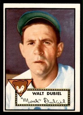 1952 TOPPS #164 WALT DUBIEL CUBS EX-MT SET BREAK 544238 (KYCARDS) - Image 1 of 2