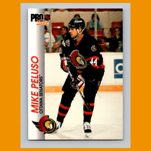 Mike Peluso #122 1992-93 Pro Set Ottawa Senators Hockey Card NHL - Picture 1 of 3