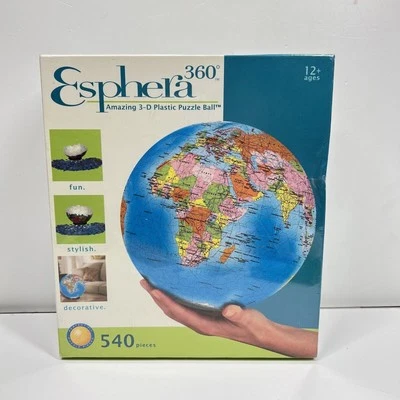 Esphera 360 Degrees Earth 3D 540 Piece Plastic Puzzle Ball New - Image 1 of 4