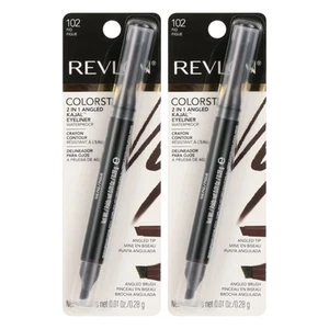 2 PACK - Revlon Colorstay 2 In 1 Angled Kajal Eyeliner 102 FIG - Picture 1 of 1
