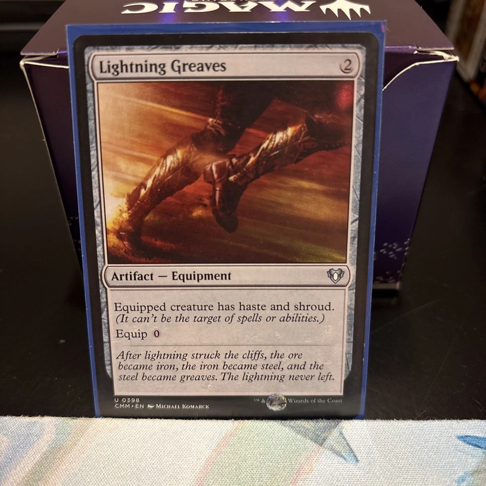 MTG x1 Lightning Greaves Commander Masters Regular NM - Image 1 of 1