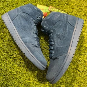 Air Jordan 1 Retro High 'Blue Suede' 8.5M/10W - Picture 1 of 5