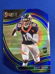 2020 Panini Select #356 Jerry Jeudy Blue Prizm Die Cut - Bild 1 von 6