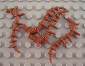 LEGO Lot of 4 Reddish Brown Bionicle Spiney Animal Tail Pieces - Picture 1 of 1