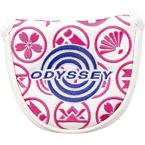 ODYSSEY Putter Headcover F MLT SPRING WHT/PNK 25 (Putter Headcover) White/Pink - Picture 1 of 3