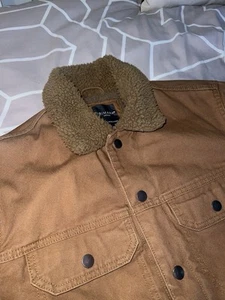 Men’s Brown Denim Jacket Medium - Picture 1 of 3