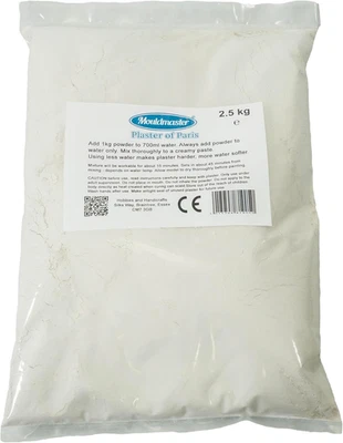 Mouldmaster 2.5 Kg White Plaster of Paris for Craft and Repair Projects