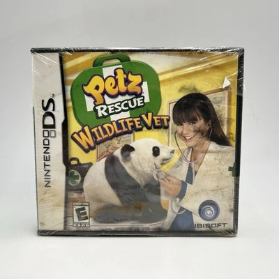 Nintendo DS Game Petz Rescue Wildlife Vet Ubisoft 2008 Sealed Collectible READ - Image 1 of 4