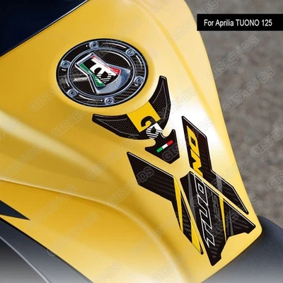 Almohadilla de tanque de combustible para motocicleta Aprilia TUONO 125 TUONO125 nueva pegatina decorativa 3DSticker Foto 1 de 4
