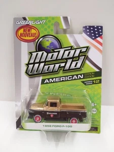 Greenlight Motor World Series 12 1:64 1956 Ford F-100 Firestone - Foto 1 di 8