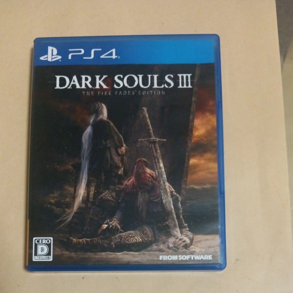 Dark Souls III Fire Fades Edition PS4 Japan Import Action RPG Tested Used - Image 1 of 3
