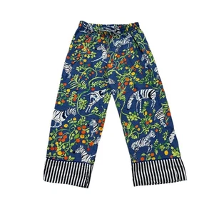 Pantalones de dormir Olivia Wendel para Anthropologie franela cebra talla M pequeños - Imagen 1 de 7