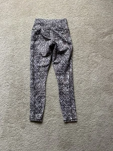 Leggings Fabletics Powerhold 7/8 taglia XXS marrone bianco tasca chiave vita alta NUOVO - Foto 1 di 6