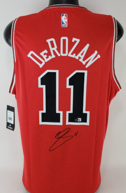 Sports Integrity DeMar DeRozan Signed Custom Black Basketball Jersey BAS