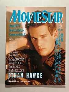 MovieStar Magazine Japan September 1998 Vtg Brad Pitt Ethan Hawke Matt Damon - Picture 1 of 3