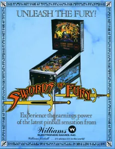 Swords of Fury - Pinball CPU Rom Set L-2 [U26, U27] [Bally / Williams] upgrade - Picture 1 of 1