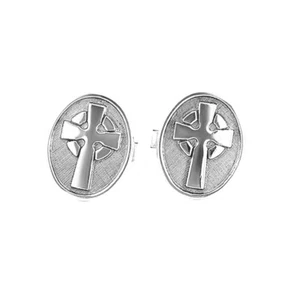 RARE OOAK JAMES AVERY STERLING SILVER CROSS CUFF LINKS CUFFLINKS RETIRED - Picture 1 of 4